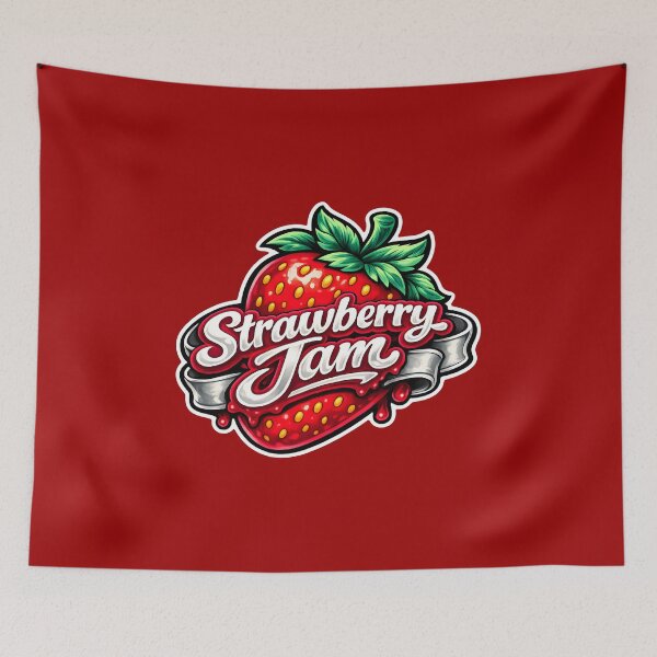 Item preview, STRAWBERRY JAM - Logo Classic ©️ Simone Morana Cyla designed and sold by CYLA WORLD | Official Shop.