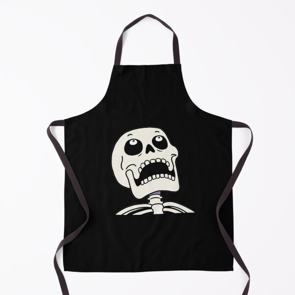 Item preview, Funny Skeleton Looking Up Halloween Meme designed and sold by MonkiFlipp.