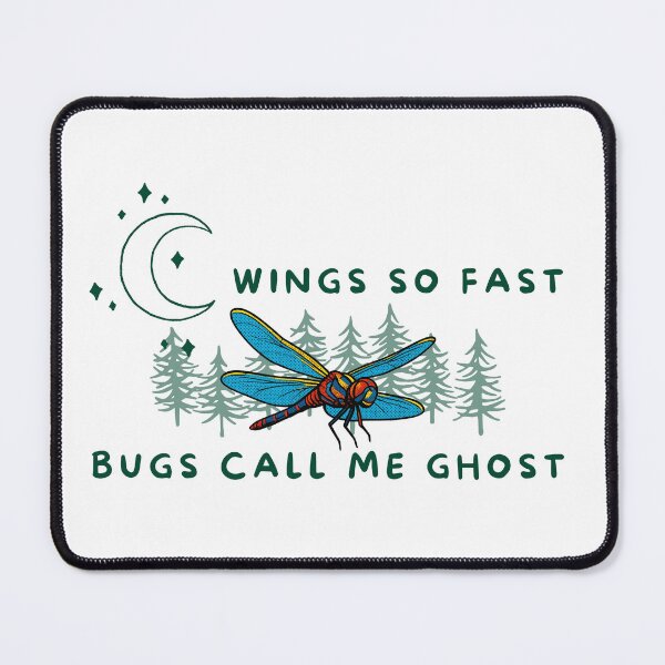 Item preview, Wings So Fast Bugs Call Me Ghost Dragonfly Nature designed and sold by Feral Vibes.