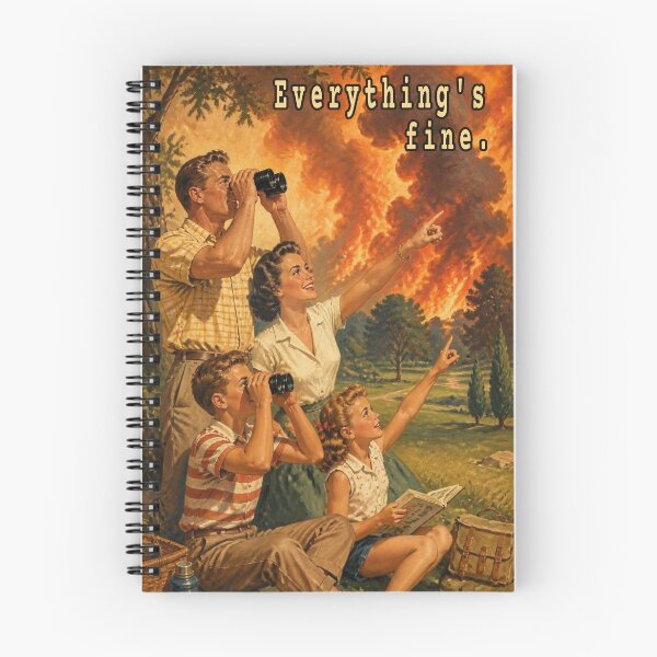 Item preview, Just keep bird watching, everything's fine. designed and sold by Jason A. Clark.