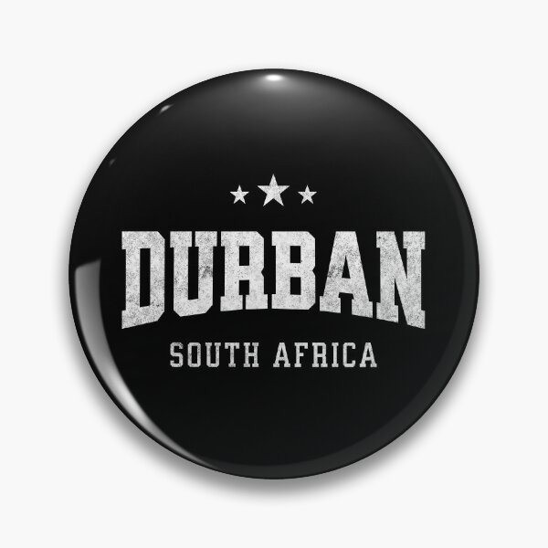 Item preview, Durban South Africa Vintage Varsity Distressed Retro College Travel Design designed and sold by NiceTeeClub.