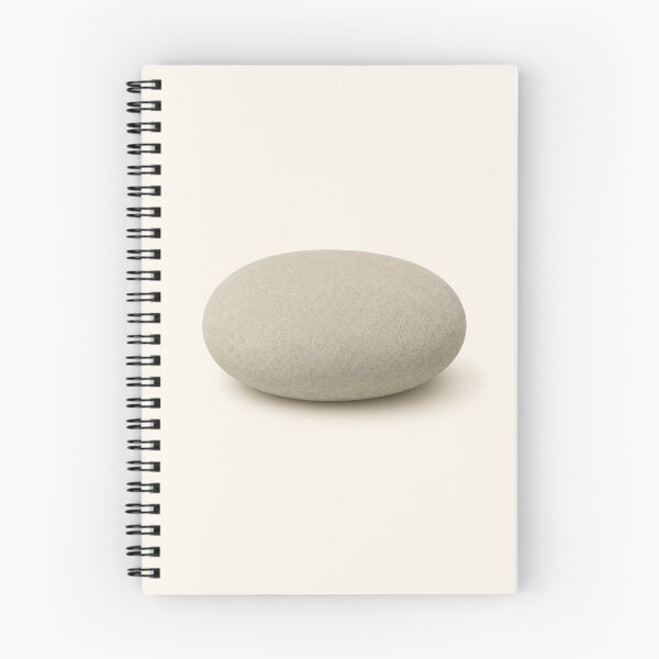 Item preview, Single River Pebble Study | Minimalist Neutral Wabi-Sabi Print designed and sold by Zaramodo.