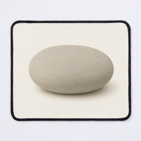 Item preview, Single River Pebble Study | Minimalist Neutral Wabi-Sabi Print designed and sold by Zaramodo.