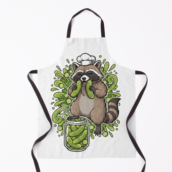 Item preview, Raccoon Eating Pickles designed and sold by Positive&FunnyThings.