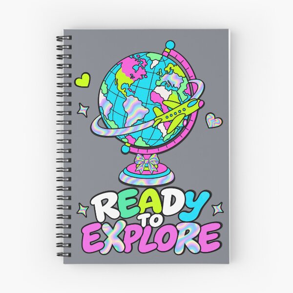 Item preview, Ready to Explore – Colorful Globe & Airplane T-Shirt designed and sold by Aimetoi.