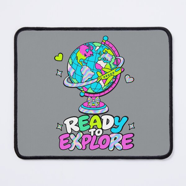Item preview, Ready to Explore – Colorful Globe & Airplane T-Shirt designed and sold by Aimetoi.