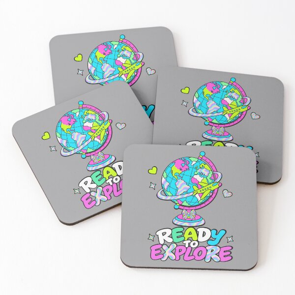 Item preview, Ready to Explore – Colorful Globe & Airplane T-Shirt designed and sold by Aimetoi.
