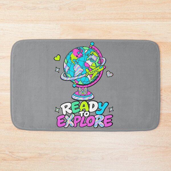 Item preview, Ready to Explore – Colorful Globe & Airplane T-Shirt designed and sold by Aimetoi.