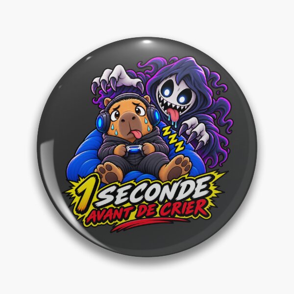 Item preview, 1 second before shouting (capybara version) designed and sold by GAMING MEME.