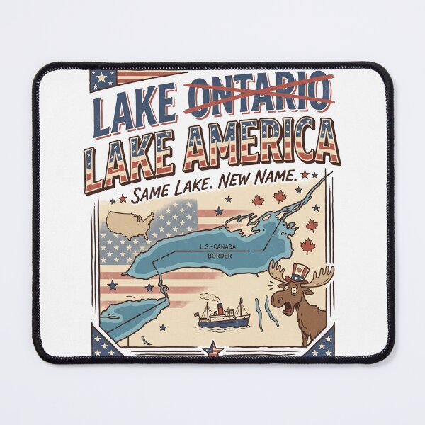 Item preview, Lake Ontario Lake America Same Lake New Name Funny Vintage Design designed and sold by Meadowmood.