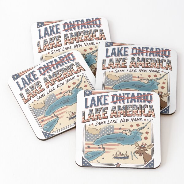 Item preview, Lake Ontario Lake America Same Lake New Name Funny Vintage Design designed and sold by Meadowmood.