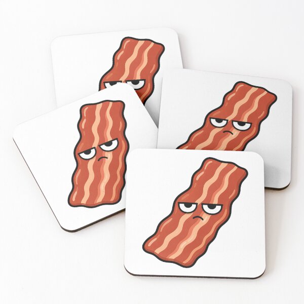 Item preview, Funny Unimpressed Bacon, RBF Bacon Strip With Attitude designed and sold by Bitchy Little Things.
