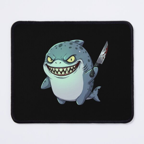 Item preview, Creepy Evil Shark designed and sold by Nature's Chibis.