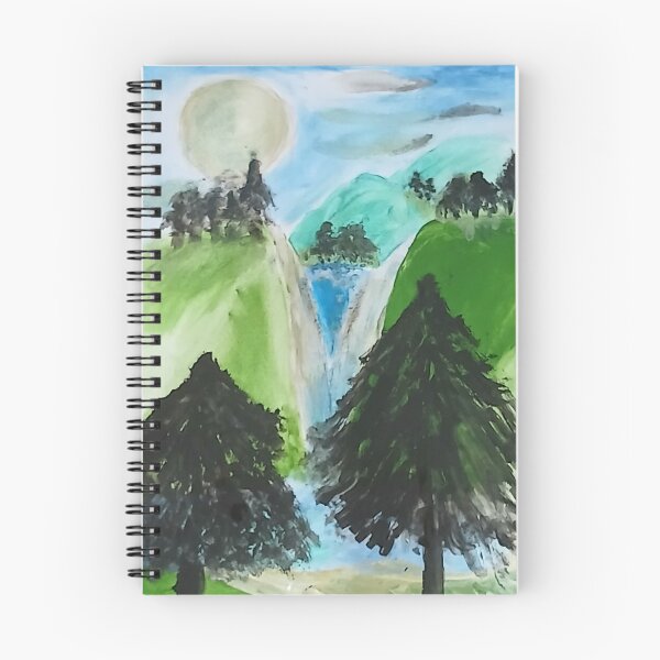 Item preview, Silhouetted Evergreen Trees designed and sold by Aquamarineelle.