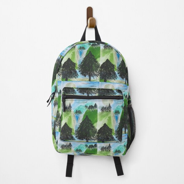 Item preview, Silhouetted Evergreen Trees designed and sold by Aquamarineelle.