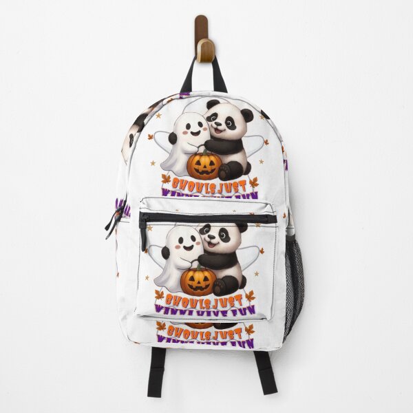 Item preview, Cute Spooky Panda Ghouls Just Wanna Have Fun Halloween Sticker designed and sold by EnginerdStudio.
