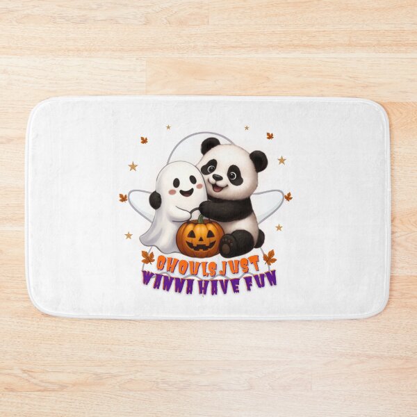 Item preview, Cute Spooky Panda Ghouls Just Wanna Have Fun Halloween Sticker designed and sold by EnginerdStudio.