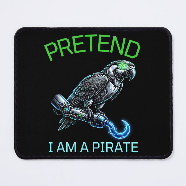 Item preview, Pretend I Am A Pirate Sci-Fi Robotic Parrot Halloween Costume designed and sold by LeSoniPapaPrint.