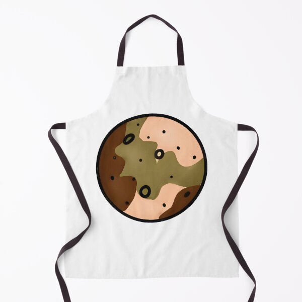 Item preview, Pluto Cute Cartoon Dwarf Planet Brown Crater Art Graphic designed and sold by CatTailNPine.