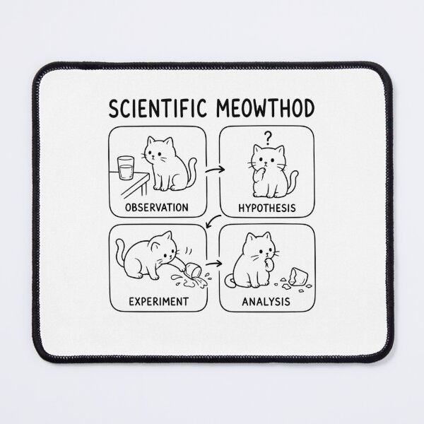 Item preview, Scientific Meowthod Science Cat designed and sold by haris-rana-wren.