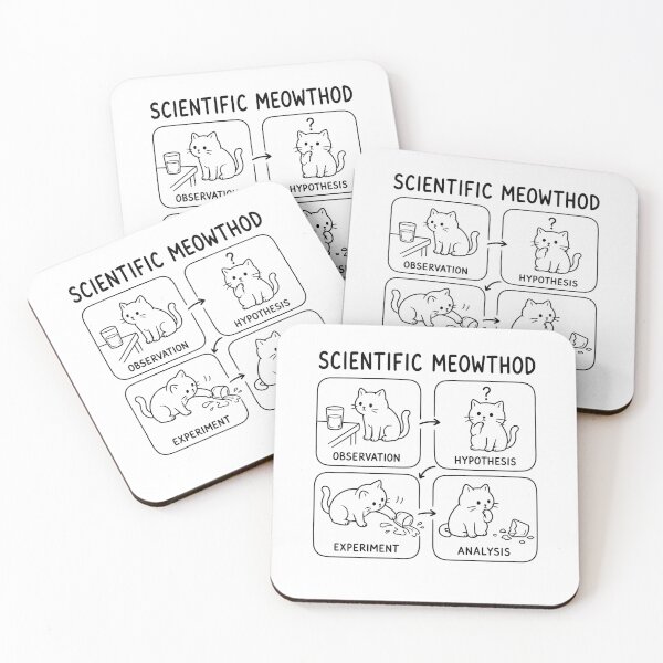 Item preview, Scientific Meowthod Science Cat designed and sold by haris-rana-wren.