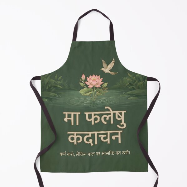Item preview, Bhagavad Gita Quote Wall Art Ma Phaleshu Kadachana designed and sold by hutofdesigns.