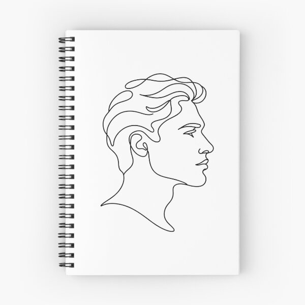Item preview, Minimal Man Profile Line Art designed and sold by LineArtDrawing.