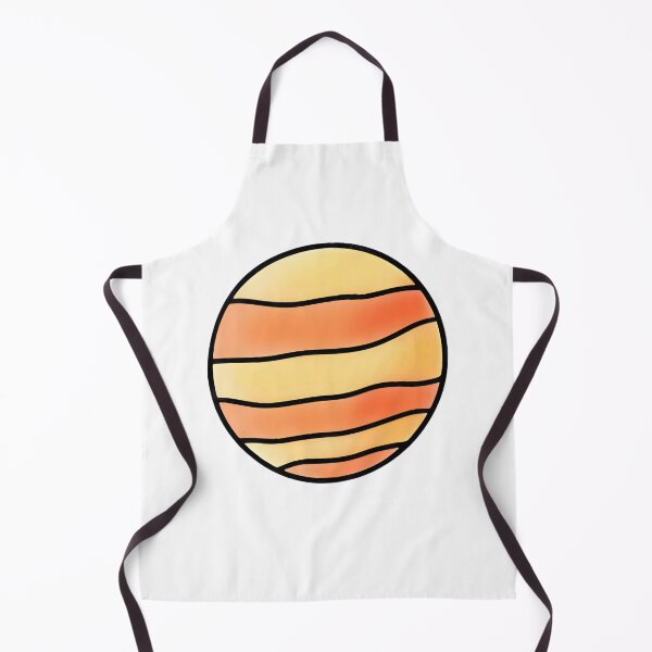 Item preview, Venus Cute Cartoon Planet Pastel Peach Orbit Graphic designed and sold by CatTailNPine.
