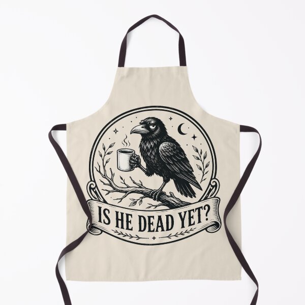 Item preview, Is He Dead Yet Crow, Raven Crow Coffee, Halloween Black Crow, Anti Trump Political Humor Gift designed and sold by Cchotlan.