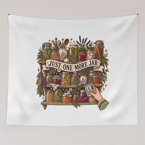 Item preview, Canning Lover Pantry Shelves designed and sold by The Midnight Archive.