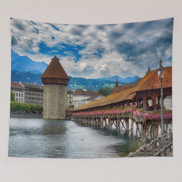 Item preview,  Kapellbrücke ( Chapel Bridge ) Lucerne designed and sold by Kathy Weaver.