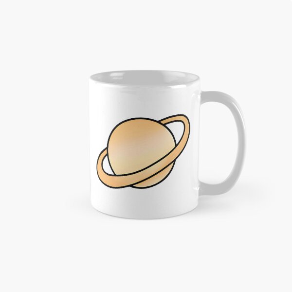 Item preview, Saturn Cute Cartoon Planet Cosmic Ring Travel Graphic designed and sold by CatTailNPine.