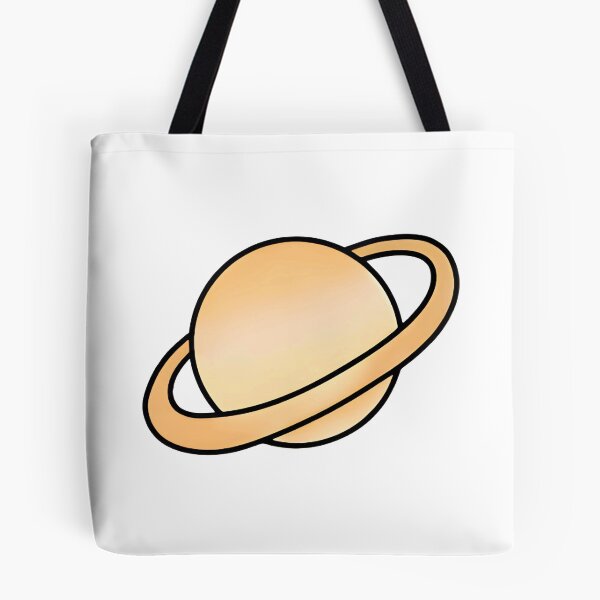 Item preview, Saturn Cute Cartoon Planet Cosmic Ring Travel Graphic designed and sold by CatTailNPine.