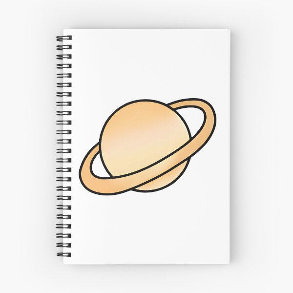 Item preview, Saturn Cute Cartoon Planet Cosmic Ring Travel Graphic designed and sold by CatTailNPine.