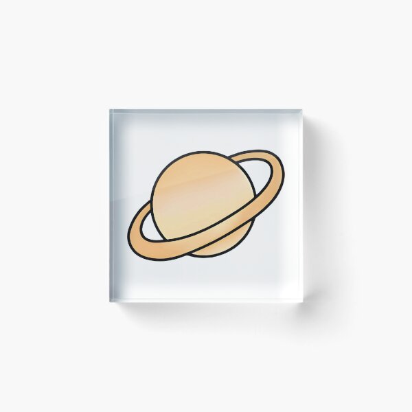 Item preview, Saturn Cute Cartoon Planet Cosmic Ring Travel Graphic designed and sold by CatTailNPine.