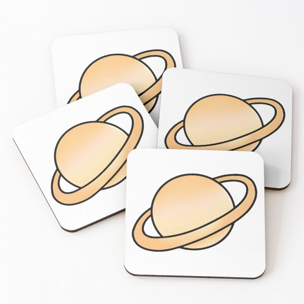 Item preview, Saturn Cute Cartoon Planet Cosmic Ring Travel Graphic designed and sold by CatTailNPine.