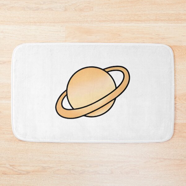 Item preview, Saturn Cute Cartoon Planet Cosmic Ring Travel Graphic designed and sold by CatTailNPine.