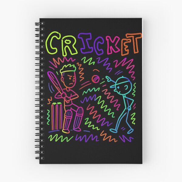Item preview, Neon Cricket Doodle line Art Illustration designed and sold by REDCLASH2002.