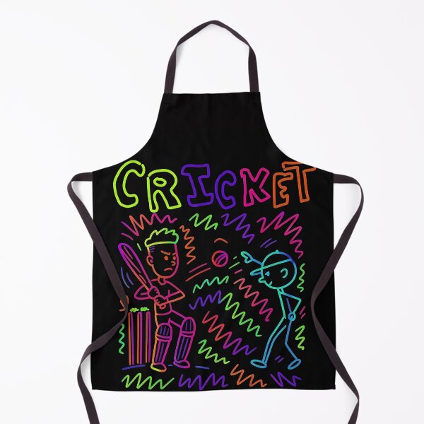 Item preview, Neon Cricket Doodle line Art Illustration designed and sold by REDCLASH2002.