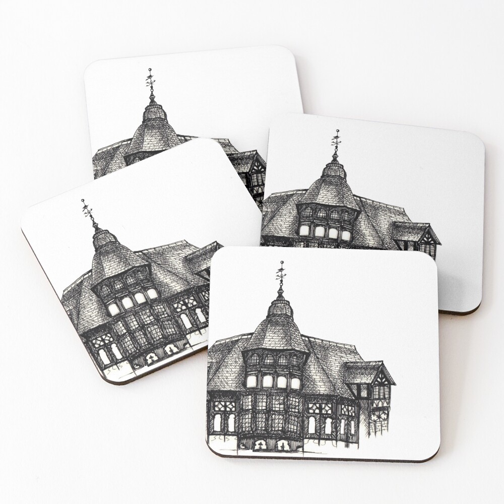 Item preview, Coasters (Set of 4) designed and sold by emzillustration.