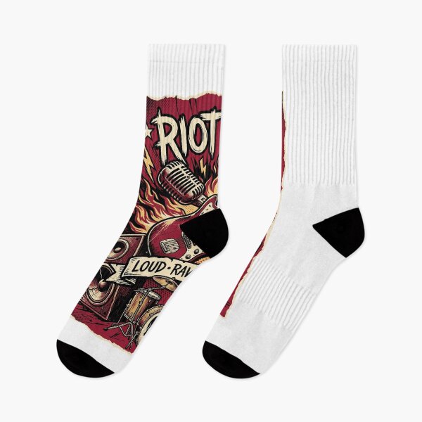 Artikelvorschau, Riot Fest Punkrock-Musikfestival Vintage-Konzertdesign entworfen und verkauft von sundardesigns.