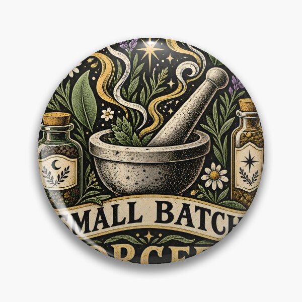 Item preview, Small Batch Sorcery Herbal Apothecary designed and sold by The Midnight Archive.
