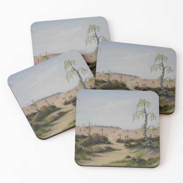 Item preview, Birch Tree Heather Landscape Nature Lover Scenery Outdoors Tranquil Path designed and sold by gehada1Onaa.