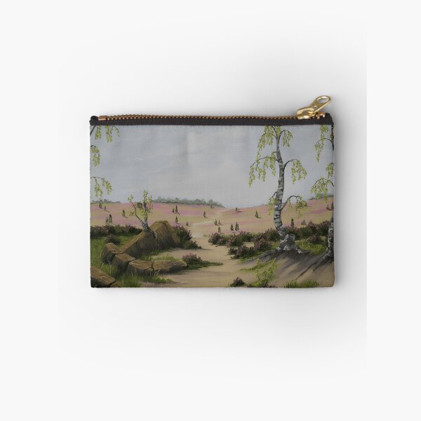 Item preview, Birch Tree Heather Landscape Nature Lover Scenery Outdoors Tranquil Path designed and sold by gehada1Onaa.