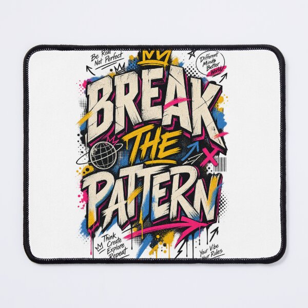 Item preview, Break the Pattern – Bold Graffiti Streetwear Design designed and sold by @SHINTOSARTSTORE.