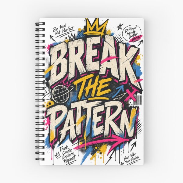 Item preview, Break the Pattern – Bold Graffiti Streetwear Design designed and sold by @SHINTOSARTSTORE.