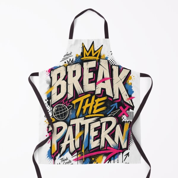 Item preview, Break the Pattern – Bold Graffiti Streetwear Design designed and sold by @SHINTOSARTSTORE.