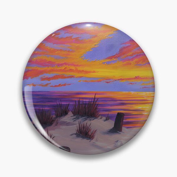 Item preview, Sunset Beach Ocean Landscape Coastal Nature Vacation designed and sold by gehada1Onaa.