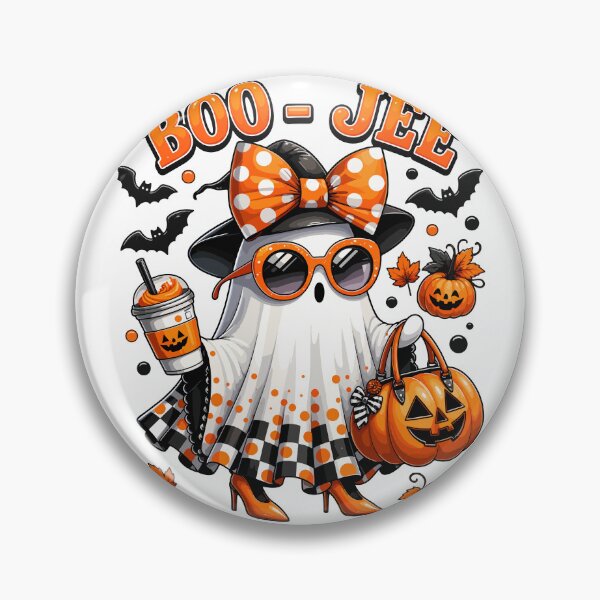 Item preview, Stylish Trendy Halloween Boo Jee Ghost designed and sold by Steele-Art.