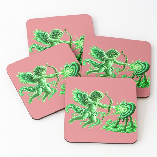 Item preview, Neon Green Cupid Heart Archer designed and sold by MagicCrystal.